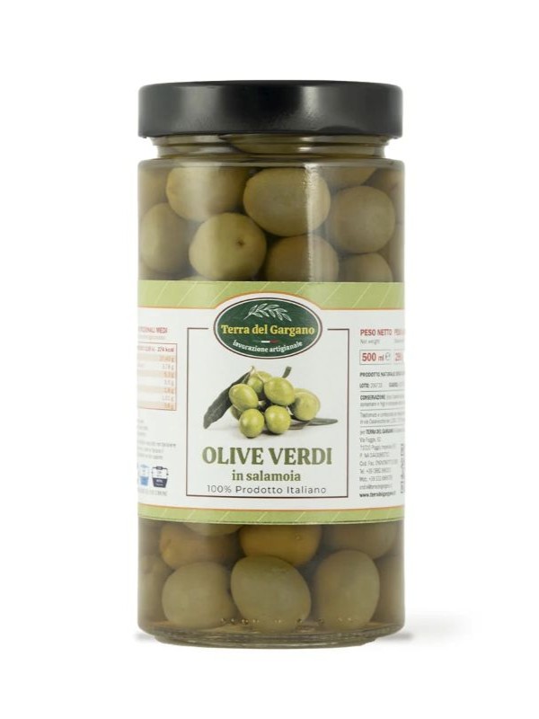 Terra-del-Gargano-38_Olive-verdi-Nocellara-in-salamoia 600x800 37 Olive verdi in salamaoia - immagine 1