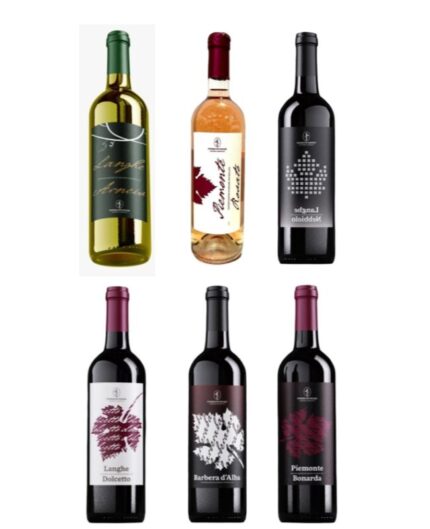 6 Vini DOC Piemonte prodotti da Poderi dù Suldà