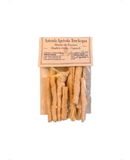 "Cannoli di Manna pura", eccellenza delle Madonie, prodotti dall'Azienda Agricola MannaTerrAcqua