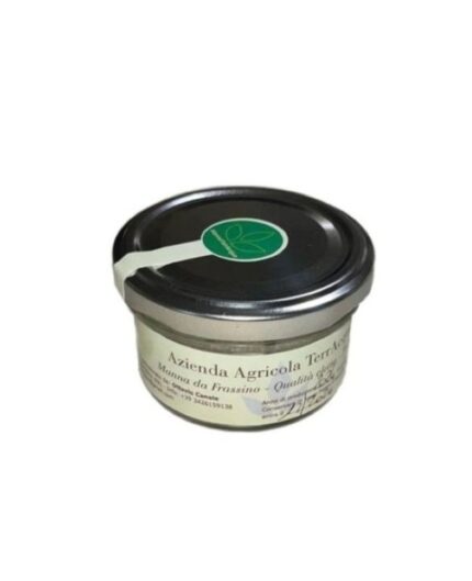 "Polvere di Manna pura in vasetto", eccellenza delle Madonie, prodotti dall'Azienda Agricola MannaTerrAcqua