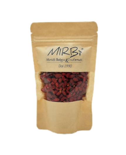 Goji bio disidratati ricchi di antiossidanti, prodotto di eccellenza dell'Azienda Agricola Mirbì